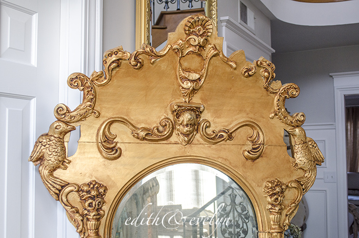 An Antique Pier Mirror | Edith & Evelyn | www.edithandevelynvintage.com