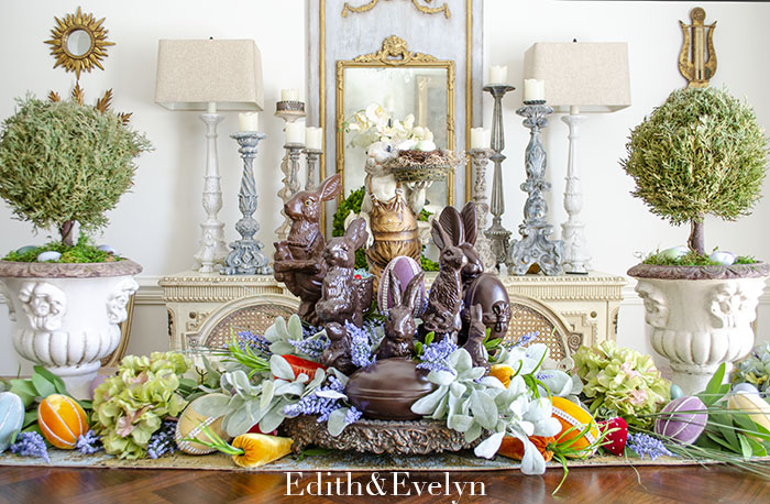 Easter Dining room | Edith & Evelyn | www.edithandevelynvintage.com