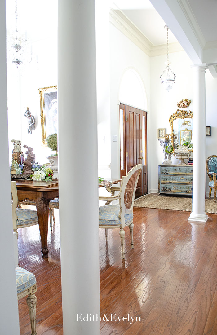 Easter Dining Room | Edith & Evelyn | www.edithandevelynvintage.com