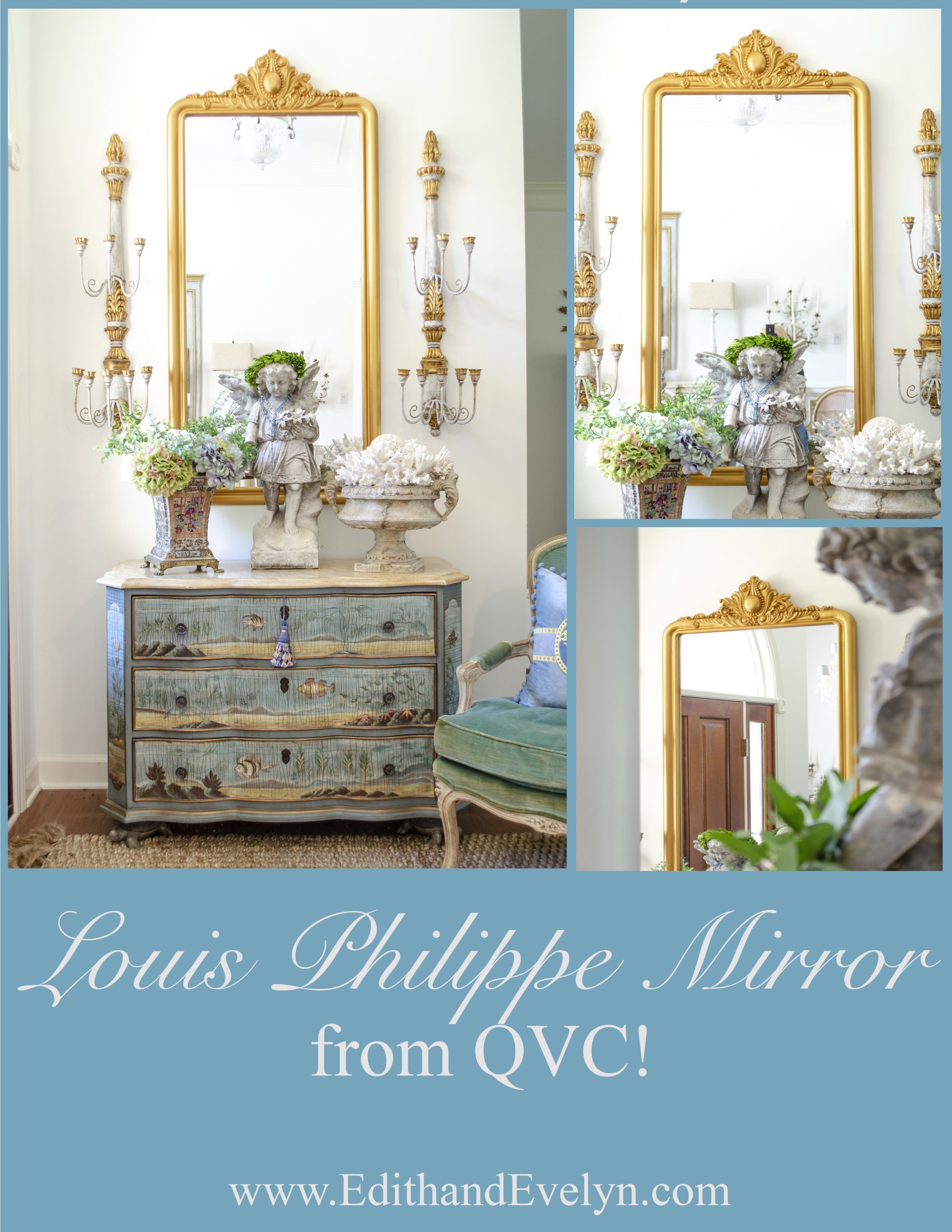 A Louis Philippe Mirror | Edith and Evelyn | www.edithandevelyn.com